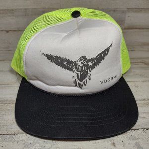 Richardson Voormi Men's Mesh Back Snapback Foam Trucker Hat Bird Yellow Black